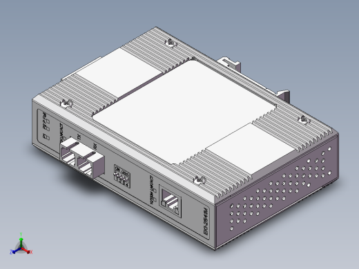 光电转换器eki-2541m三维模型正等轴测缩略图