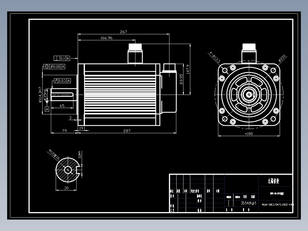 电机MS6H-180CS(M)orTL15BZ2-44P4.DWG