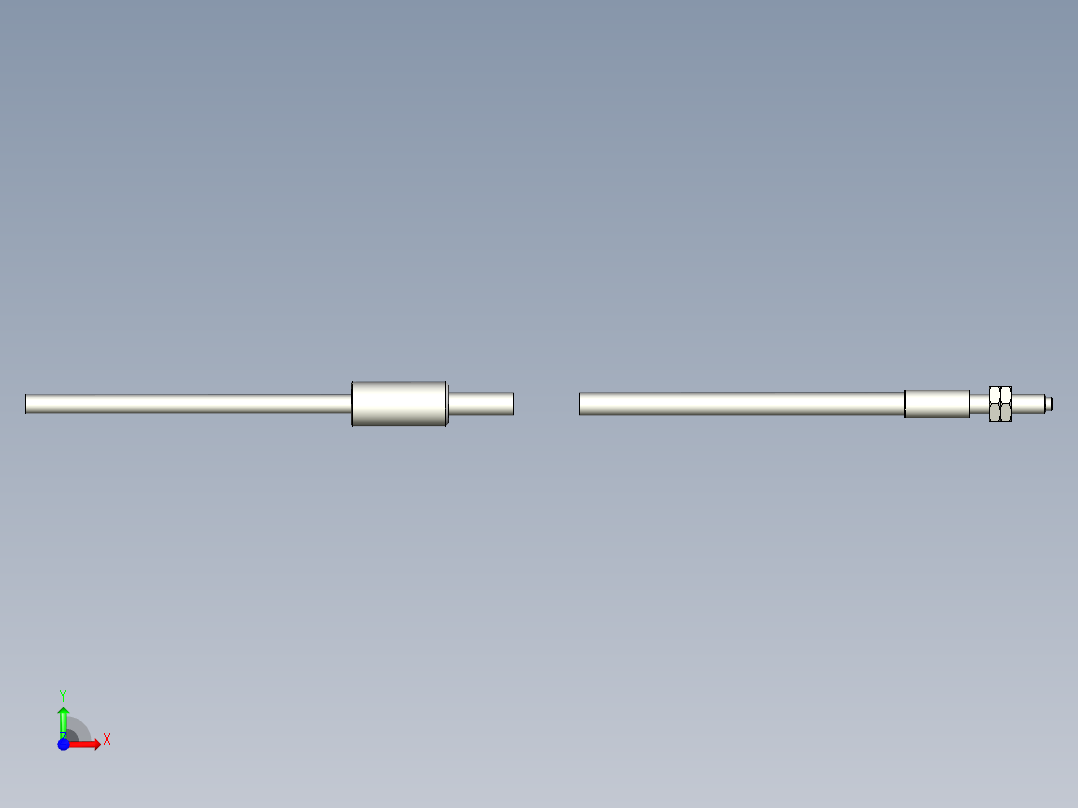 耐高温玻璃光纤_漫反射型FR-GW311_3D前视图