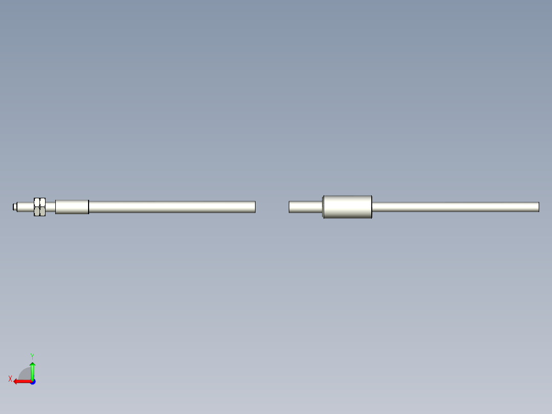 耐高温玻璃光纤_漫反射型FR-GW311_3D后视图