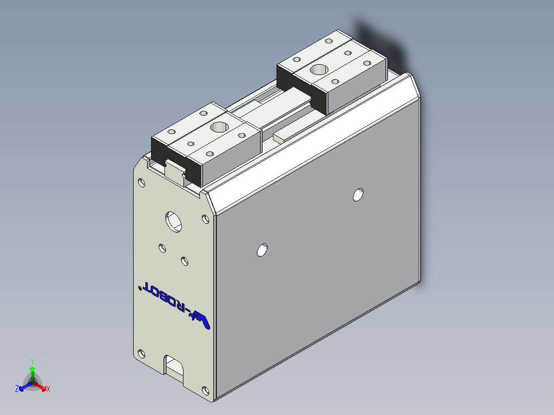 威洛博模组LEHF40-S40正等轴测图