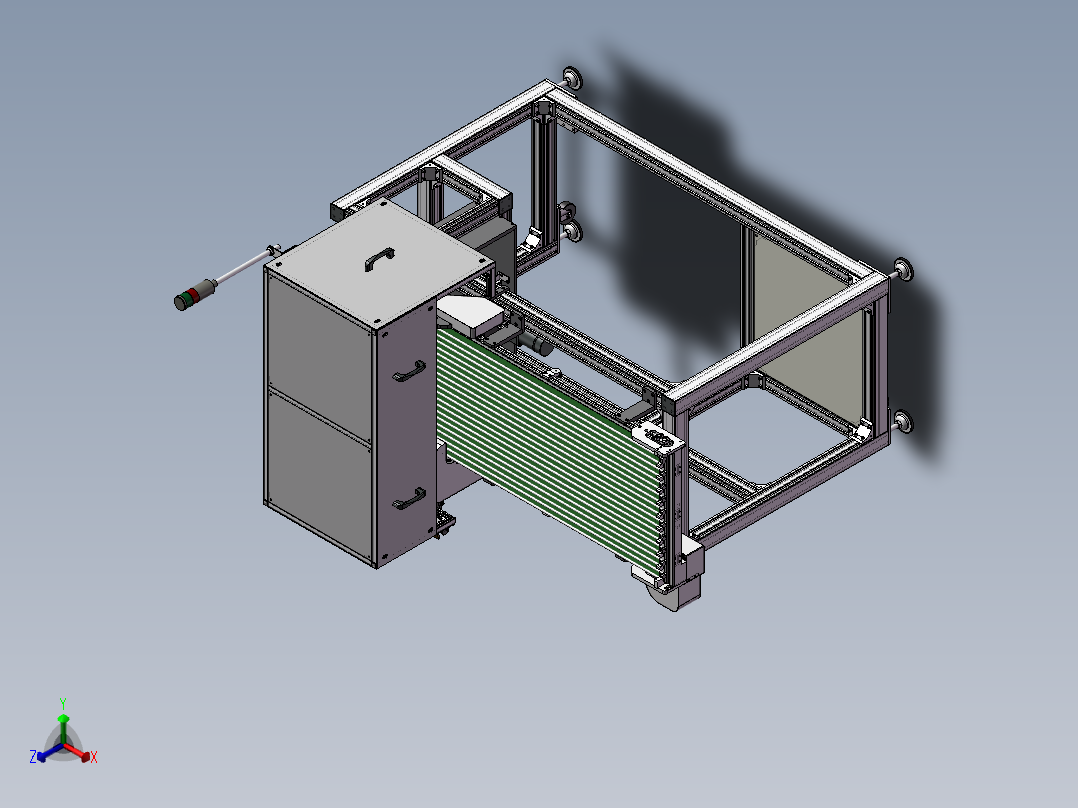 装载卸载机sw21正等轴测图