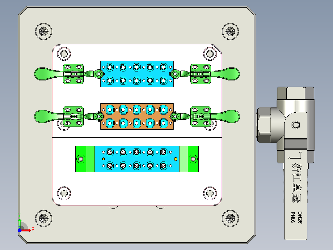 2nd-camera-ring-笔记本CNC工装夹具三维模型CNC2前视图