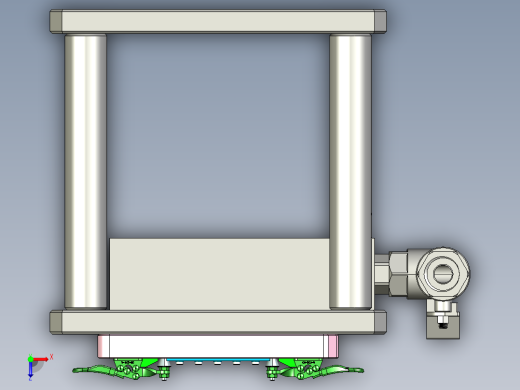 2nd-camera-ring-笔记本CNC工装夹具三维模型CNC2俯视缩略图