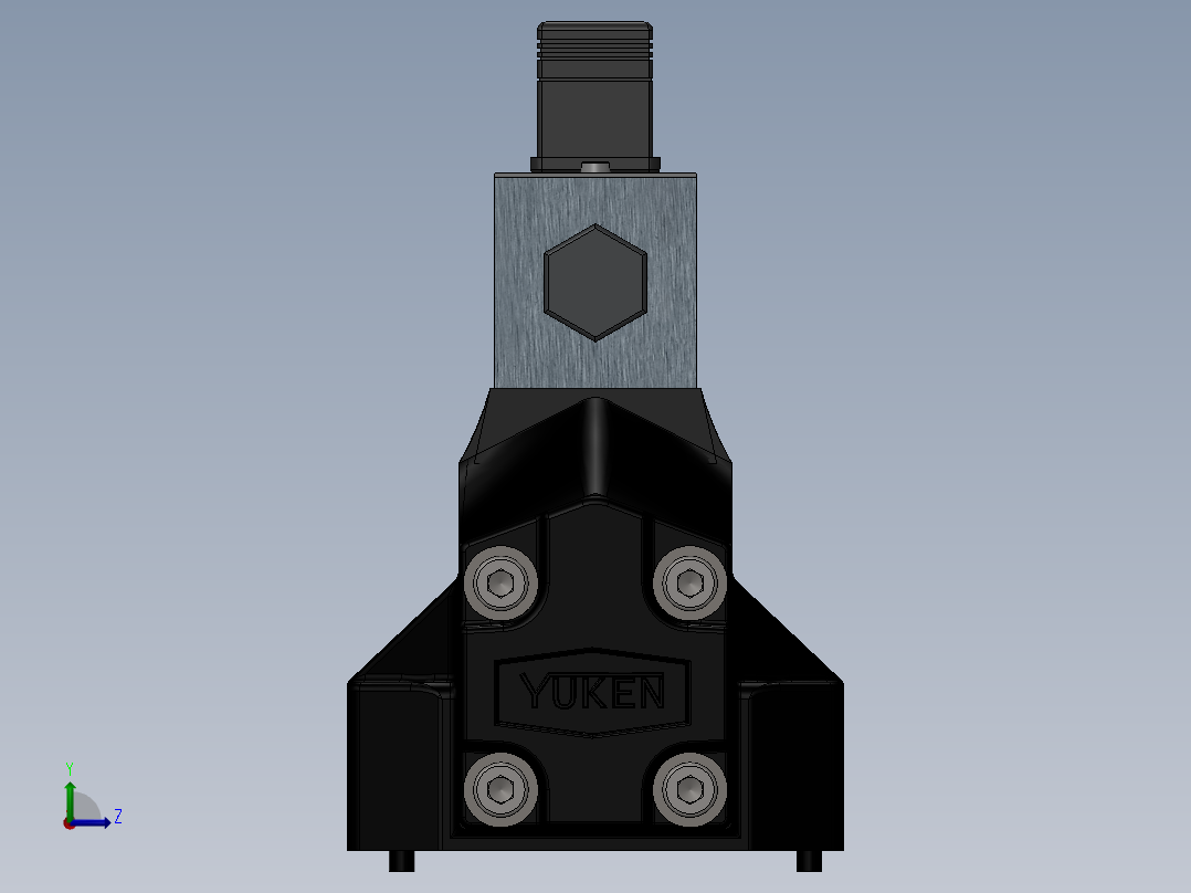 YUKEN EUROPE LTD-DSHG-06-2B2液压元件左视图