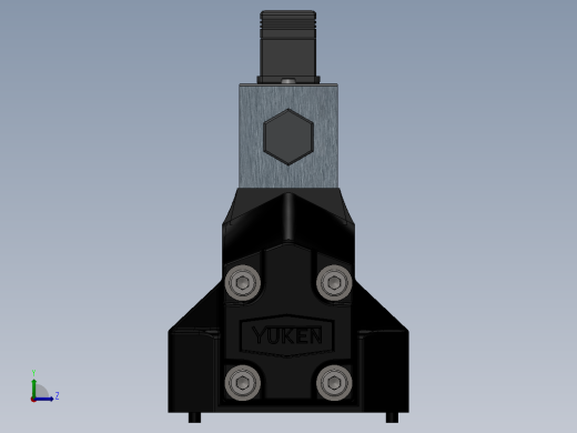 YUKEN EUROPE LTD-DSHG-06-2B2液压元件左视缩略图