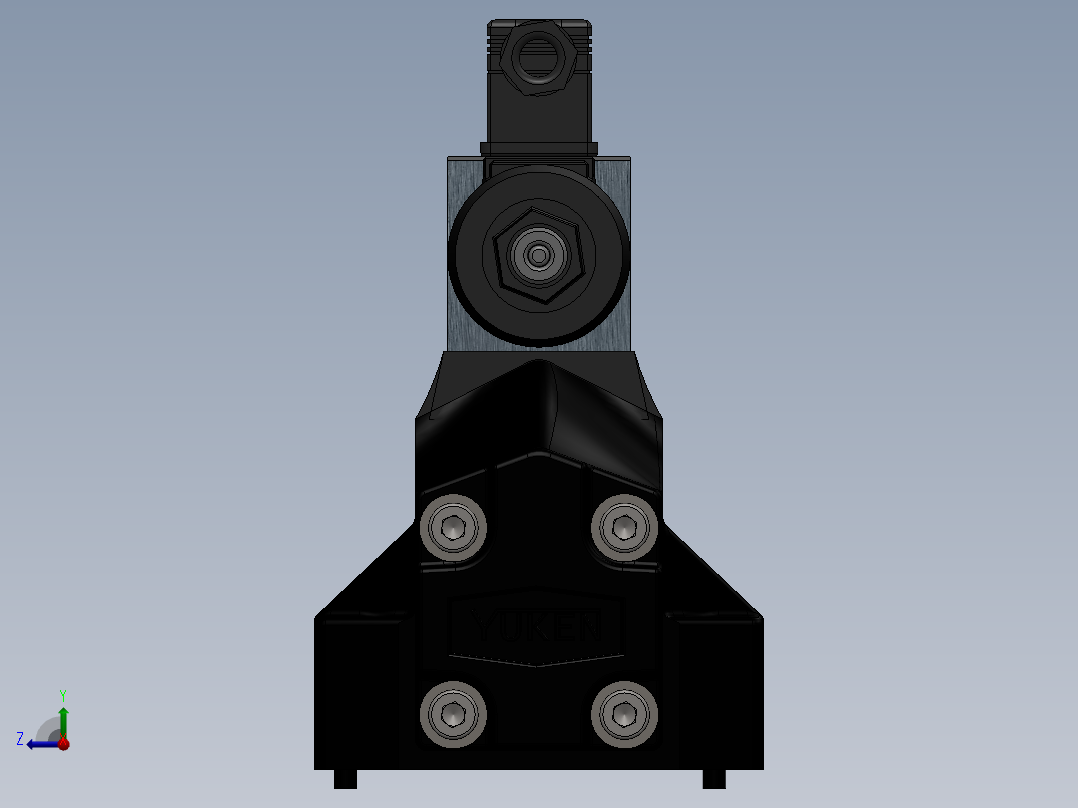 YUKEN EUROPE LTD-DSHG-06-2B2液压元件右视图