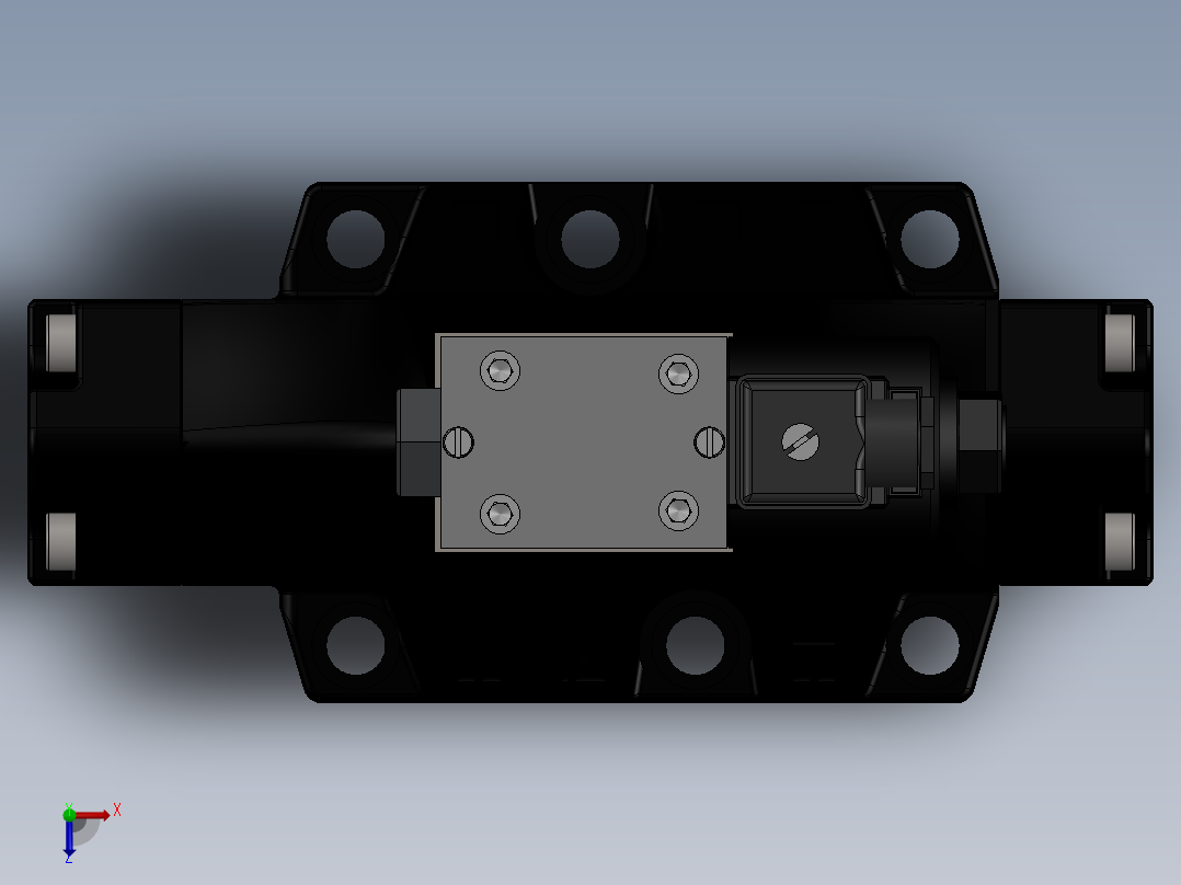 YUKEN EUROPE LTD-DSHG-06-2B2液压元件俯视图
