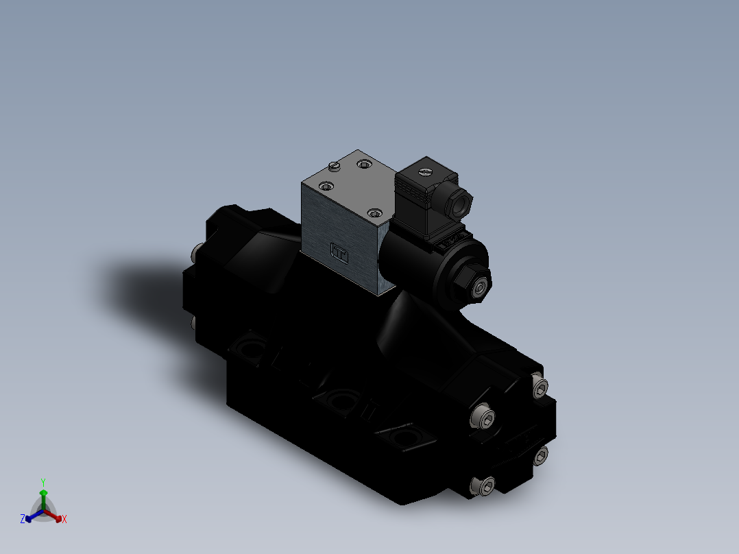 YUKEN EUROPE LTD-DSHG-06-2B2液压元件正等轴测图