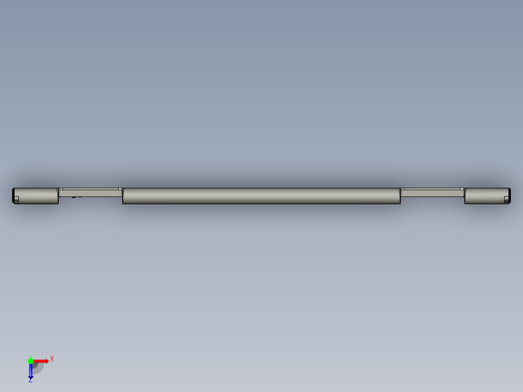 锻压笔记本C壳铣内腔UG程序模型俯视图