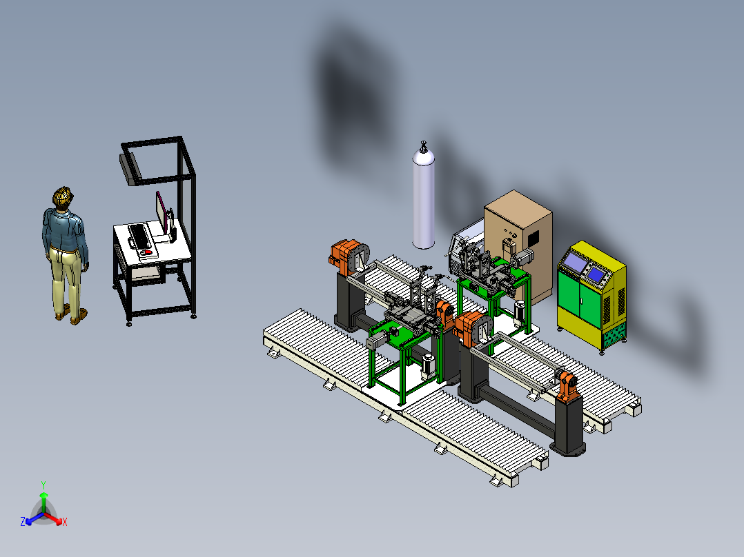 移动式双枪焊接平台的调试与试焊模拟