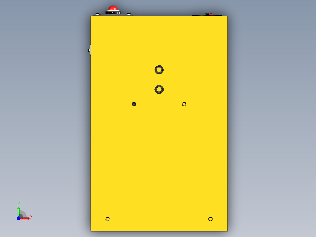 A3003550-地板式真空吸尘器前视图