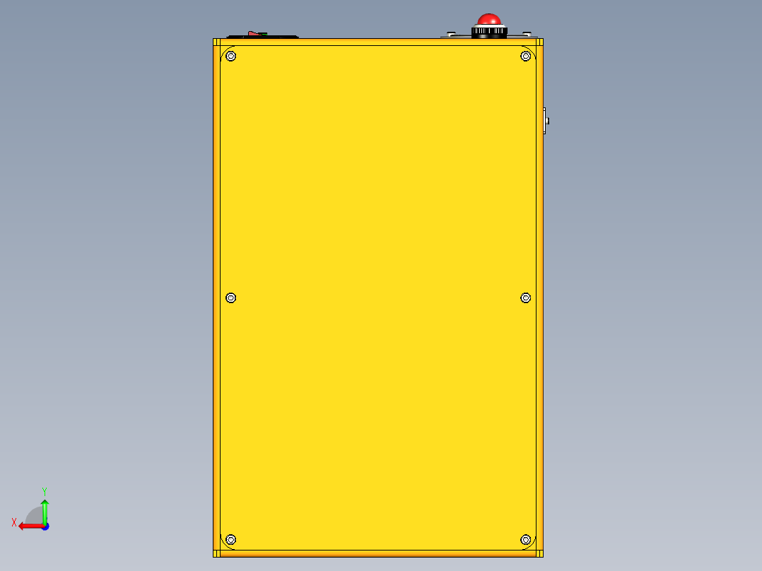 A3003550-地板式真空吸尘器后视图