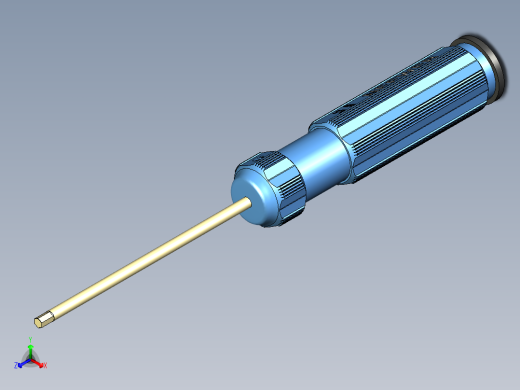 A0002774-Neewer 2.5 六角梅花螺丝刀正等轴测缩略图