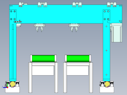 物料的自动化运输与分拣机构右视缩略图