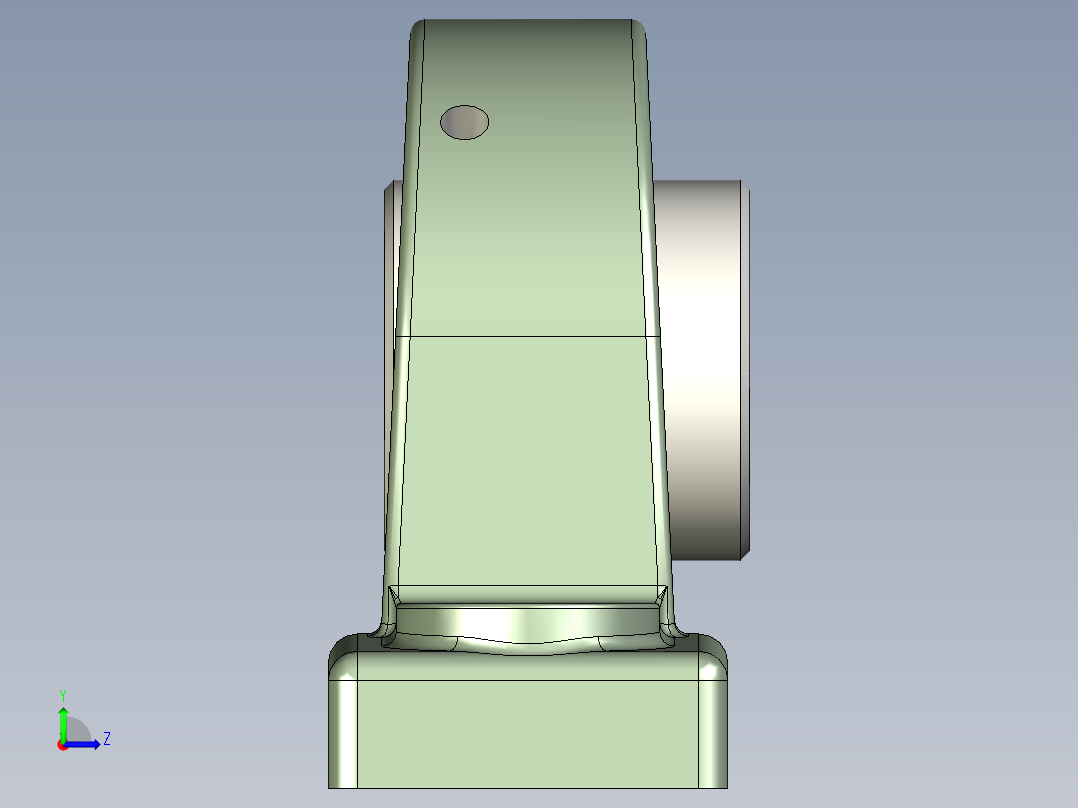 带座轴承ucp-206-1.snapshot.7左视图