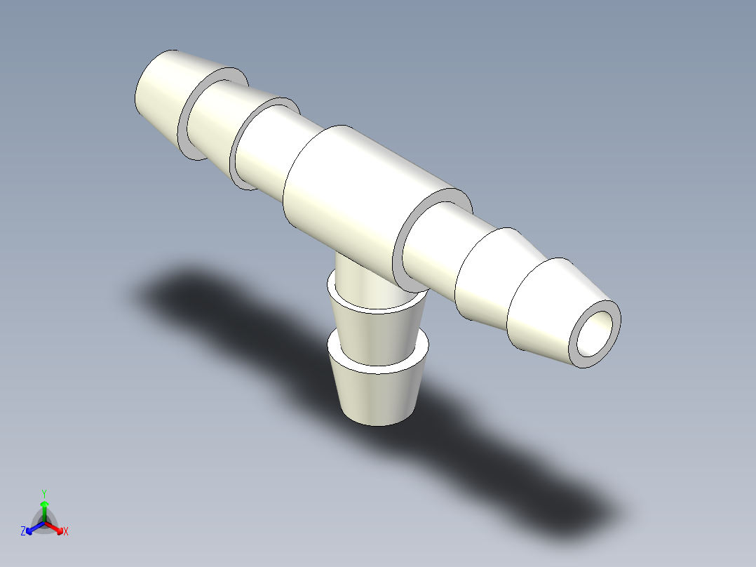 B3004497-1-4英寸塑料T型插头连接器