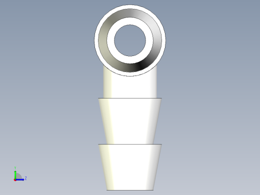 B3004497-1-4英寸塑料T型插头连接器左视缩略图