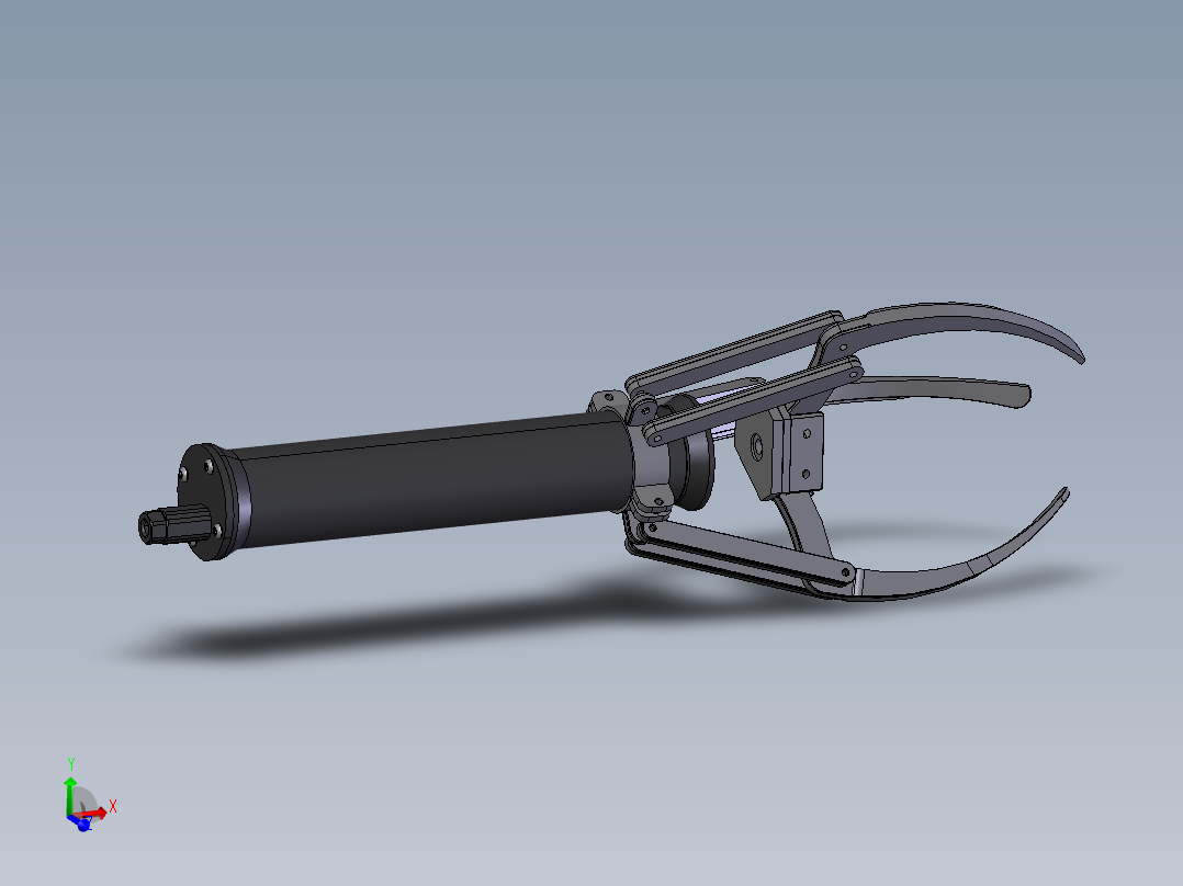 BlueROV2的三爪式夹具 stp