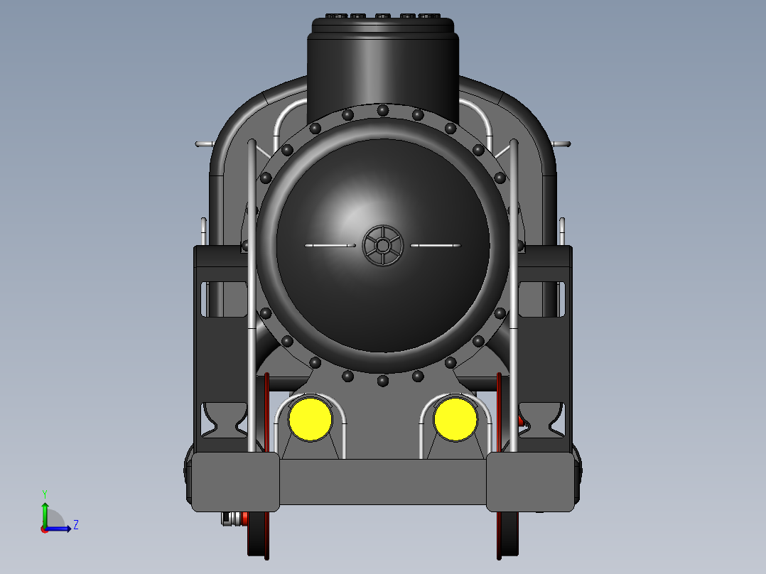 火车机车列车locomotive-10831-模型格式为 sw左视图