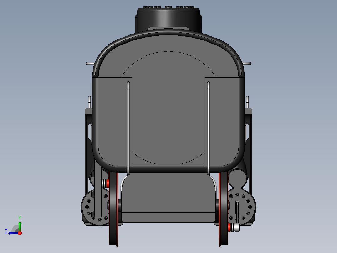 火车机车列车locomotive-10831-模型格式为 sw右视图