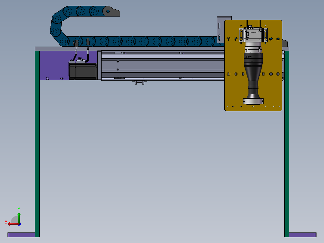 双工位视觉自动检测设备后视图