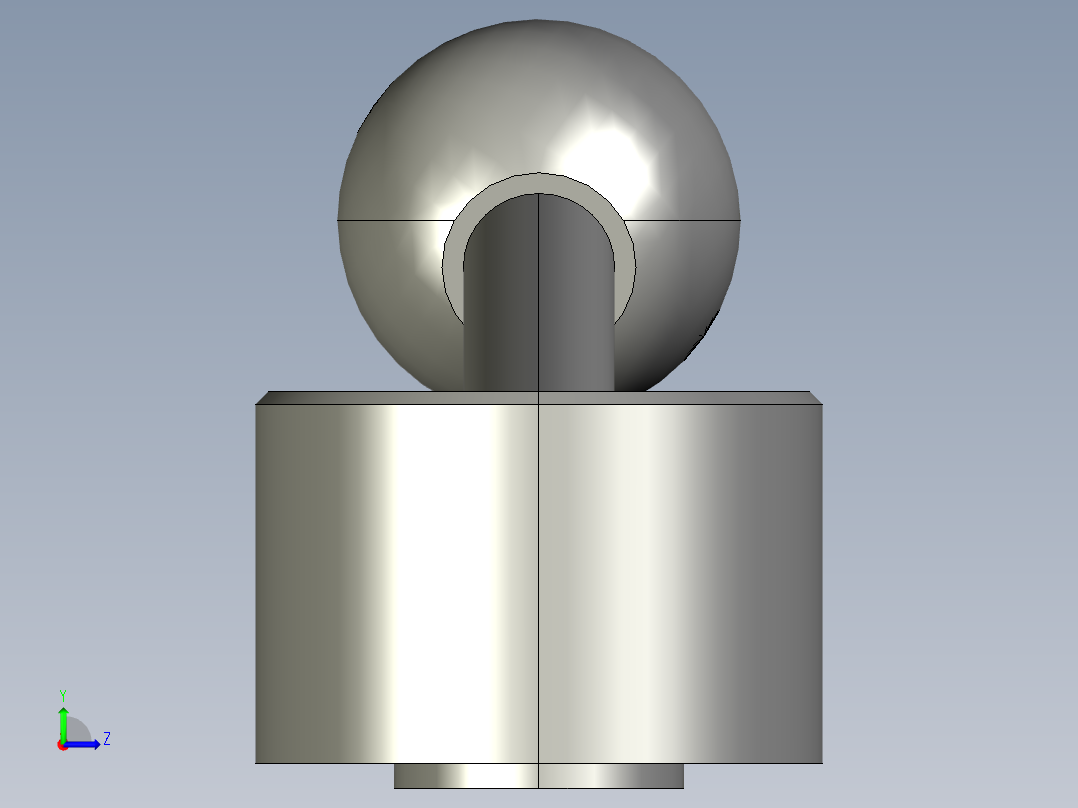 GN125可调节张力手柄短GN_125-45-M16-E左视图