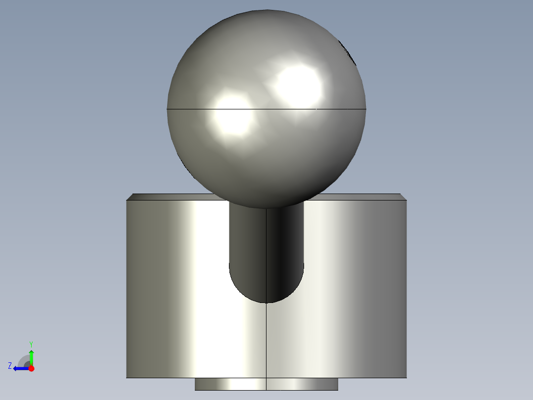 GN125可调节张力手柄短GN_125-45-M16-E右视图