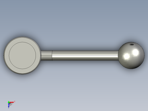GN125可调节张力手柄短GN_125-45-M16-E俯视缩略图