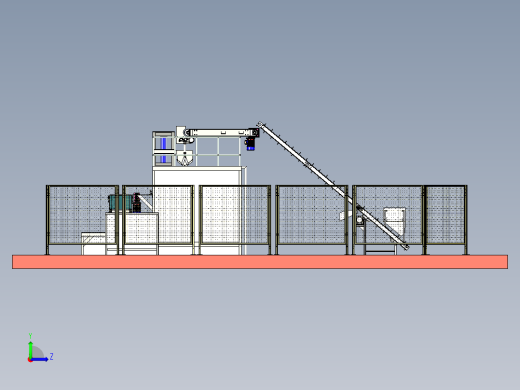 大型立式装袋机设计左视缩略图