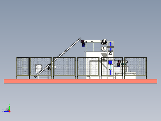 大型立式装袋机设计右视缩略图