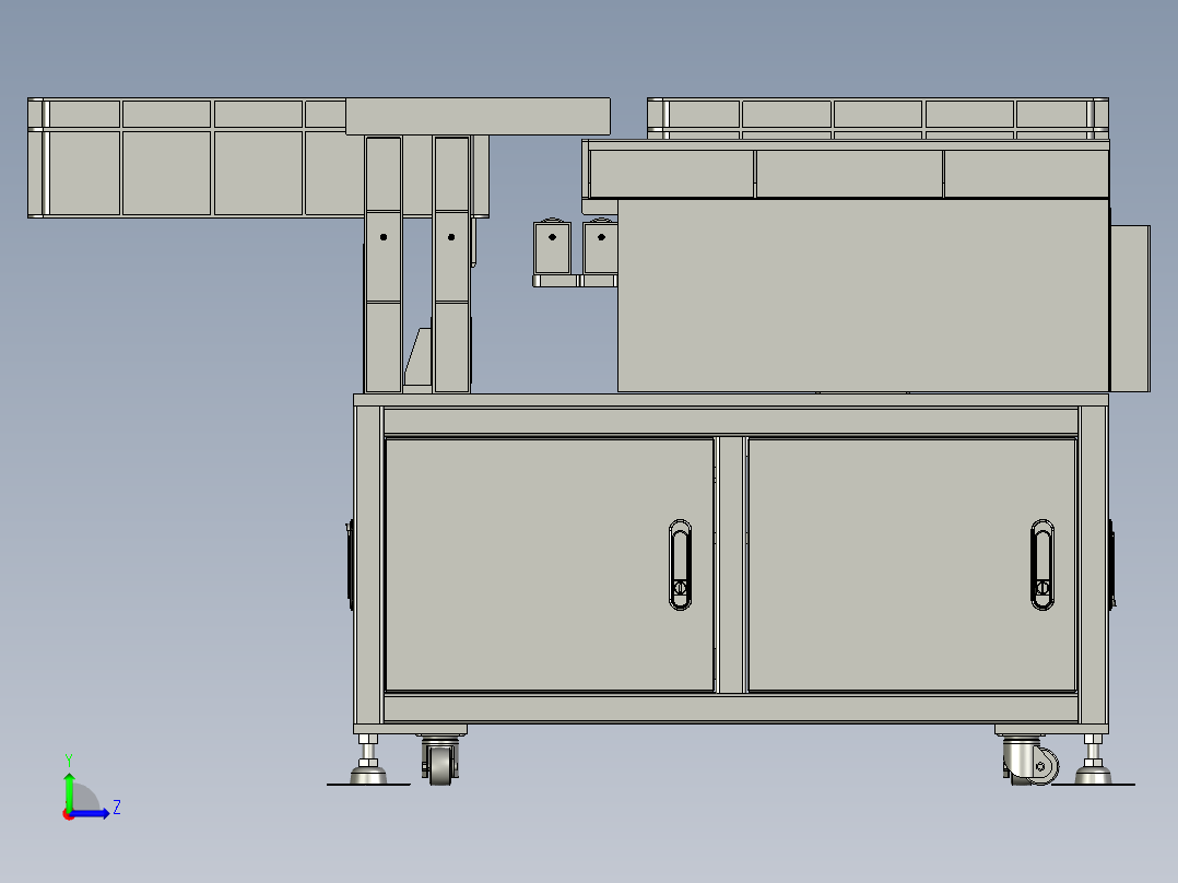 H-YL-A3800旋转工作台1左视图