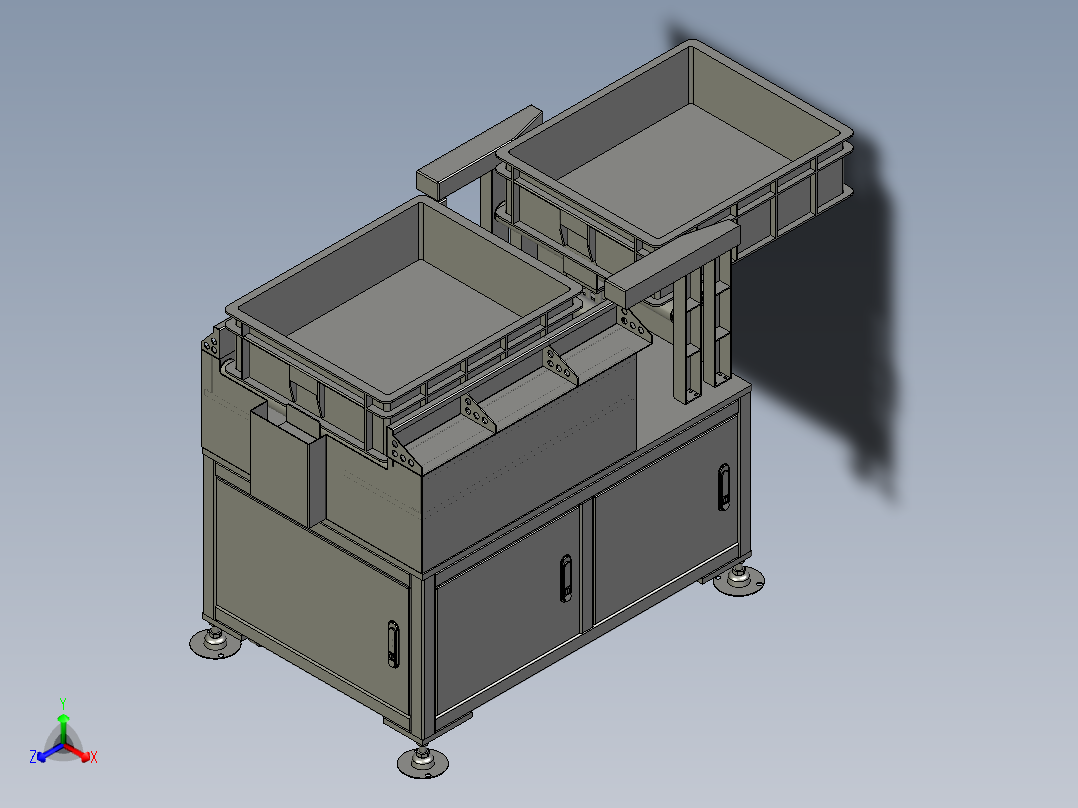 H-YL-A3800旋转工作台1正等轴测图