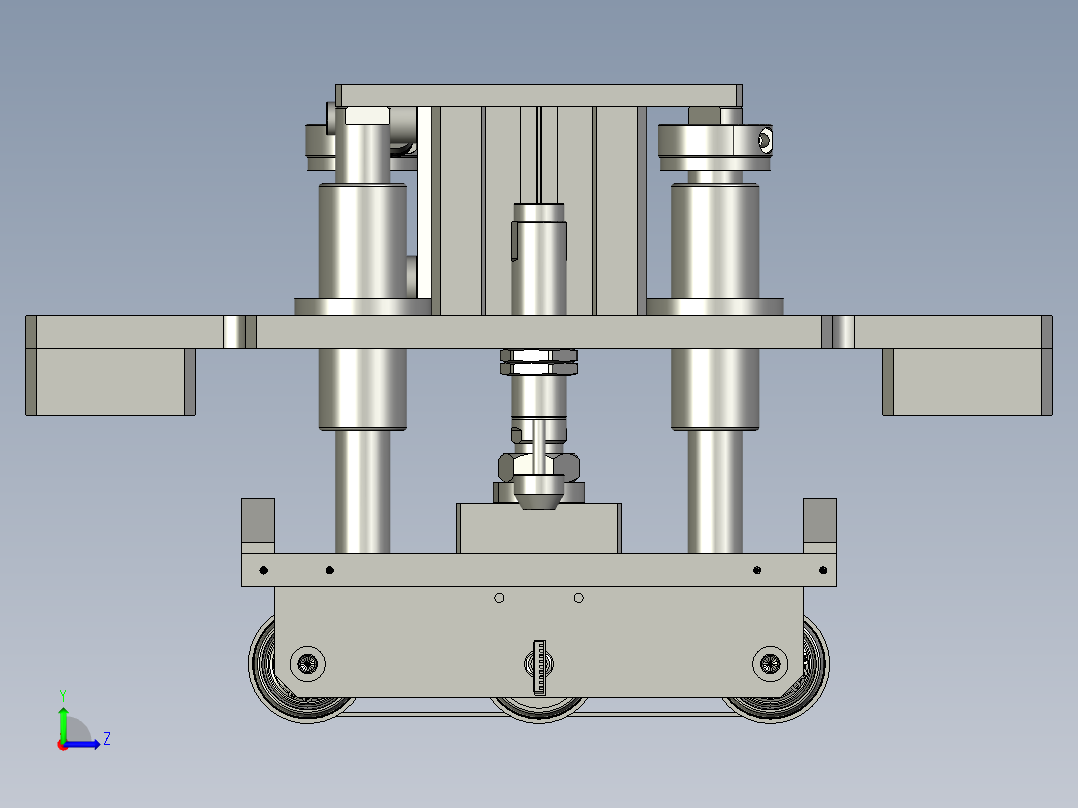SAPMMZ01-09410顶升机构装配左视图