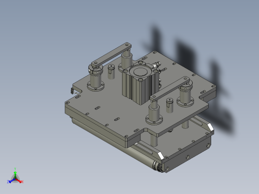 SAPMMZ01-09410顶升机构装配正等轴测缩略图