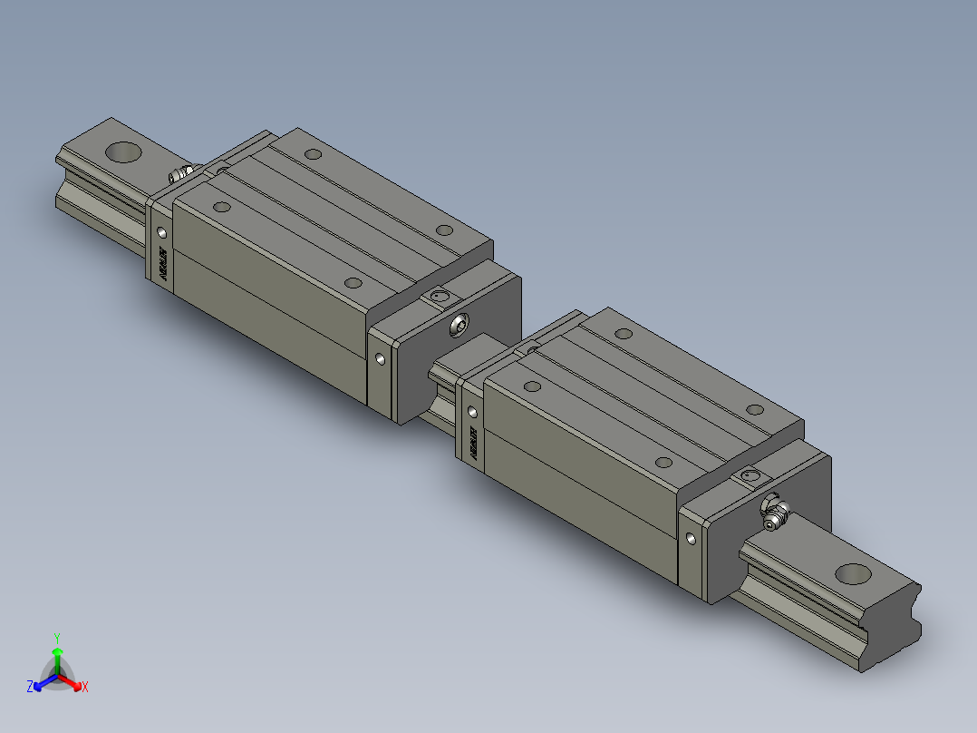 线性滑轨HGH35HA2R440Z0P_GW202307025922-1111正等轴测图