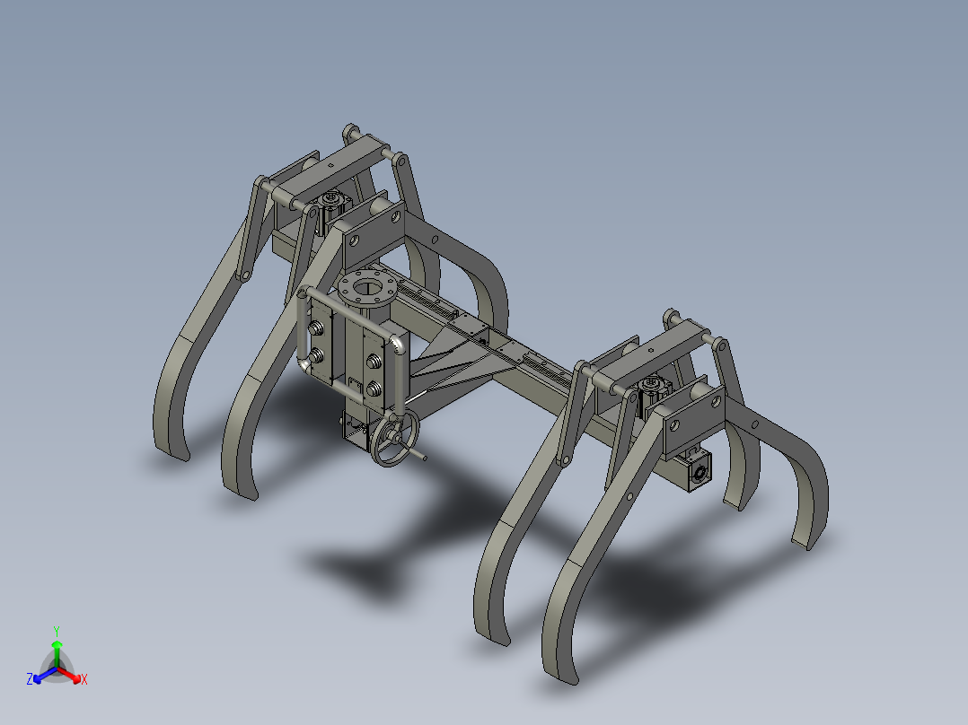 圆形棒料固定夹具正等轴测图