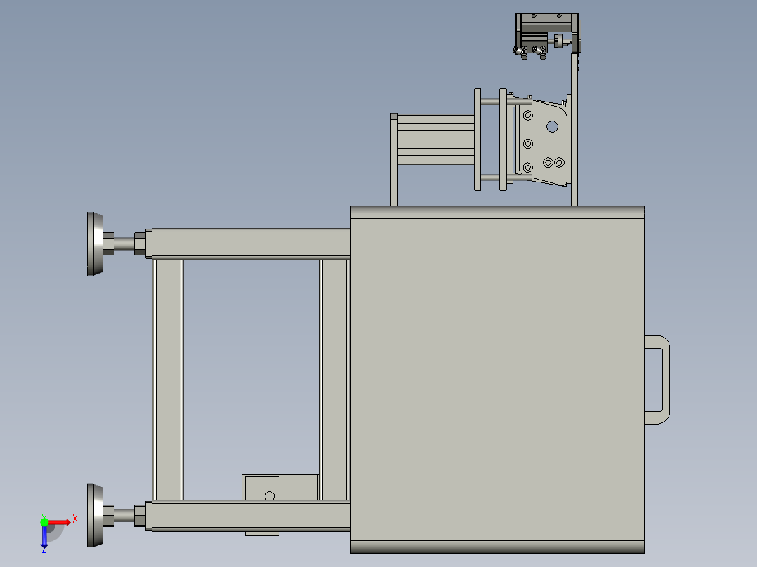 BBBB-按钮分料组件俯视图