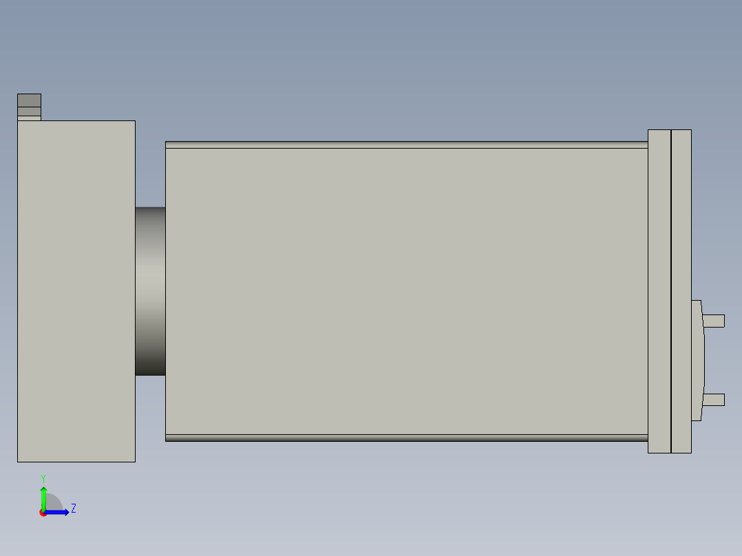 时间继电器开普KPOOT4S-8C-DC24数显时间继电器一开一闭左视图