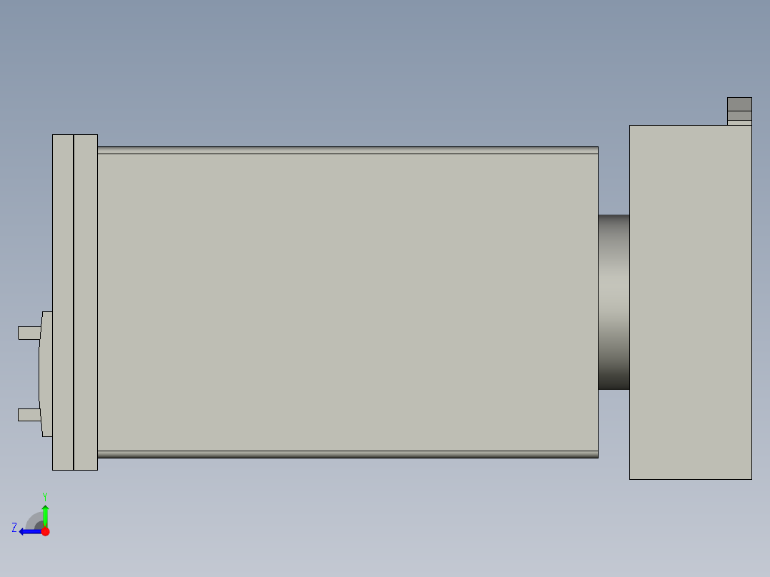 时间继电器开普KPOOT4S-8C-DC24数显时间继电器一开一闭右视图