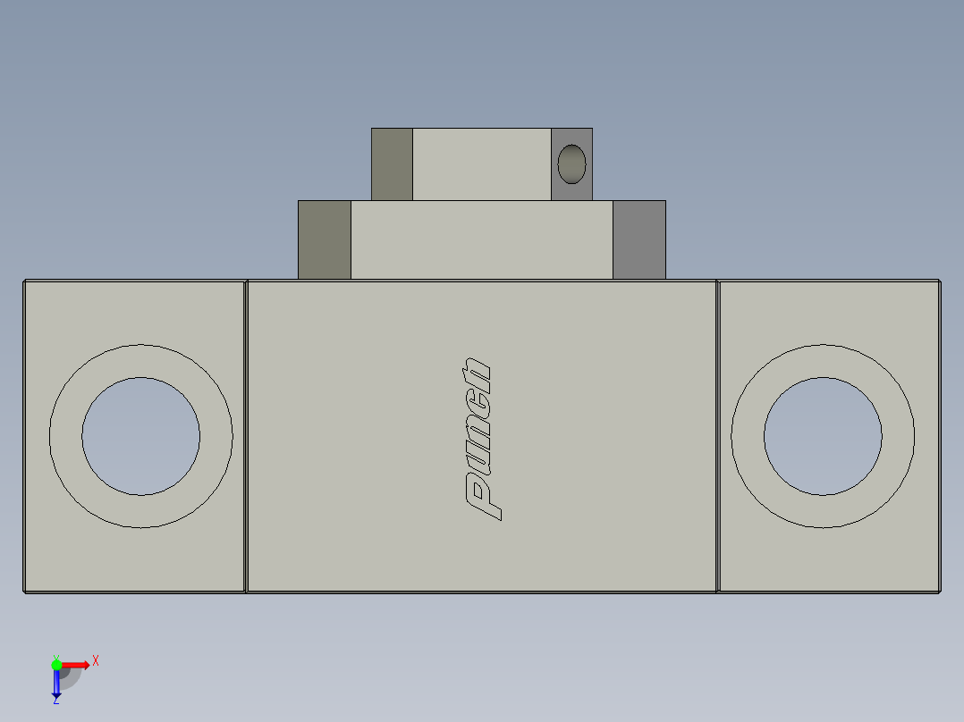 丝杠支座组件-固定侧方型-_BAS10俯视图