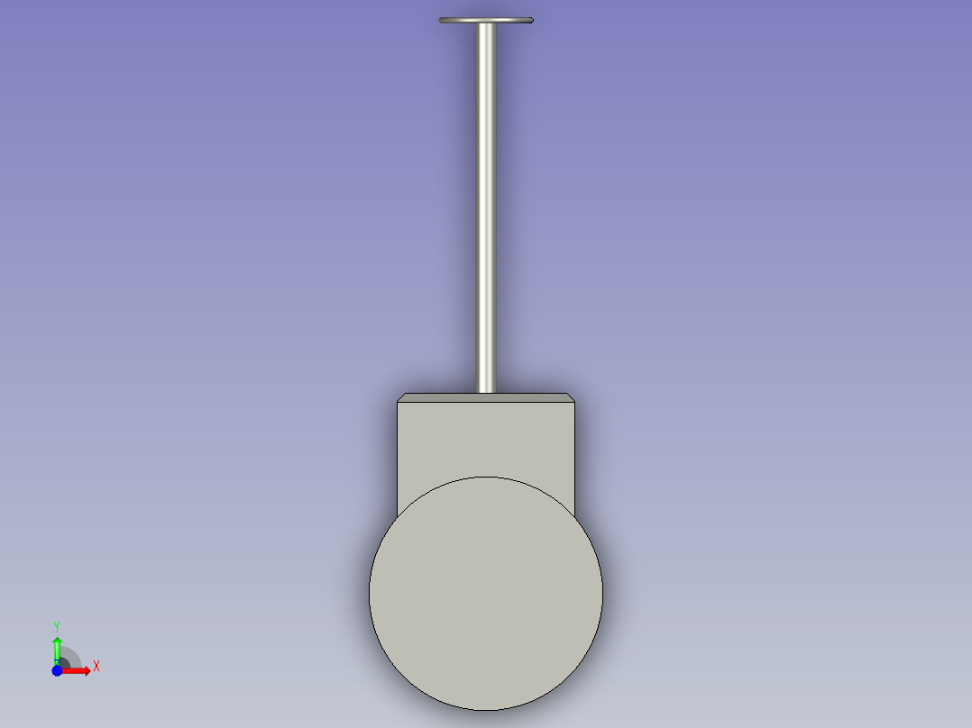 ASG-0024DN250闸阀BCD-as前视图