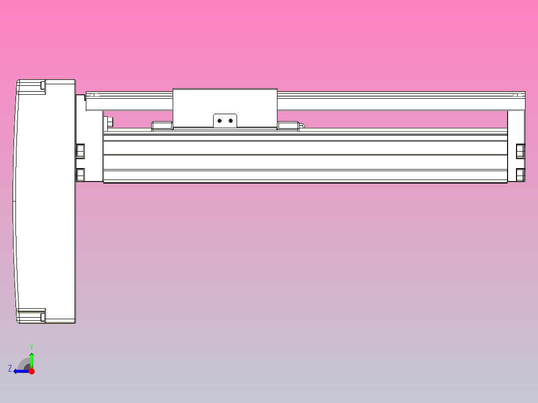 线性模块铝制底座TPA-KNR-86E-1610C-L150A1-MP-P10-N3右视图