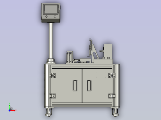 塑料件冲压组装台前视缩略图