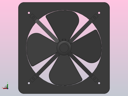 FAD(S)节能方型换气扇[FAD50-4]后视缩略图