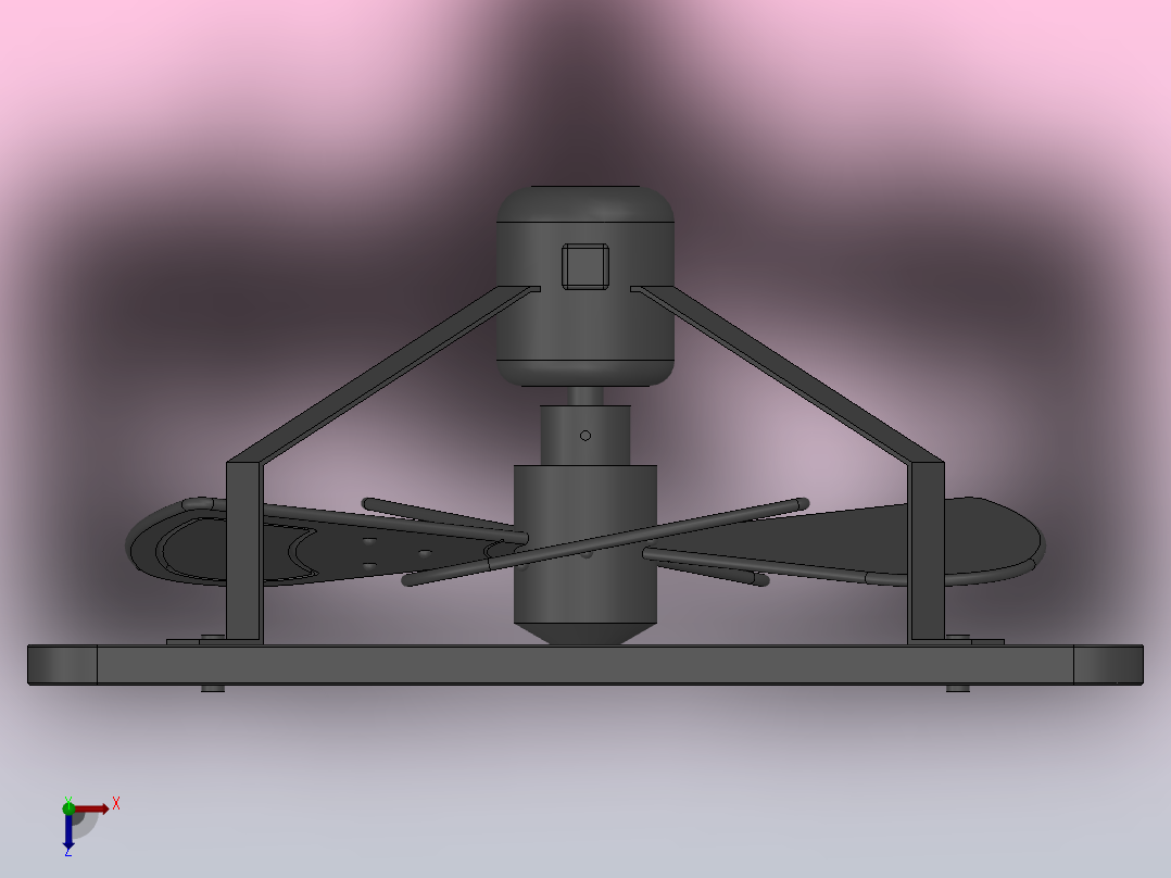 FAD(S)节能方型换气扇[FAD50-4]俯视图