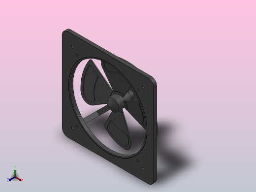 FAD(S)节能方型换气扇[FAD50-4]正等轴测缩略图