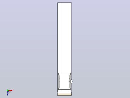 滚珠丝杠直线轴带导轨全封闭TPA-HCR-202D-2510C-L1000-MP-Y-P75-N3俯视缩略图