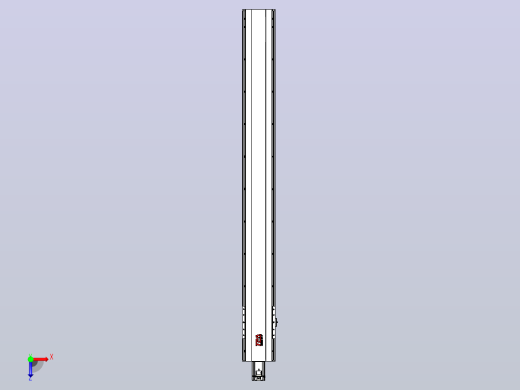 日规模组半封闭丝杆TPA-HNR-202D-2510C-L1750-M-C-P75-N3俯视缩略图