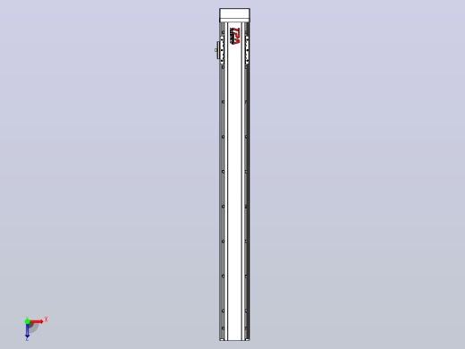 日规模组半封闭丝杆TPA-HNR-85D-1610C-L750-MP-C-P20-N3俯视缩略图